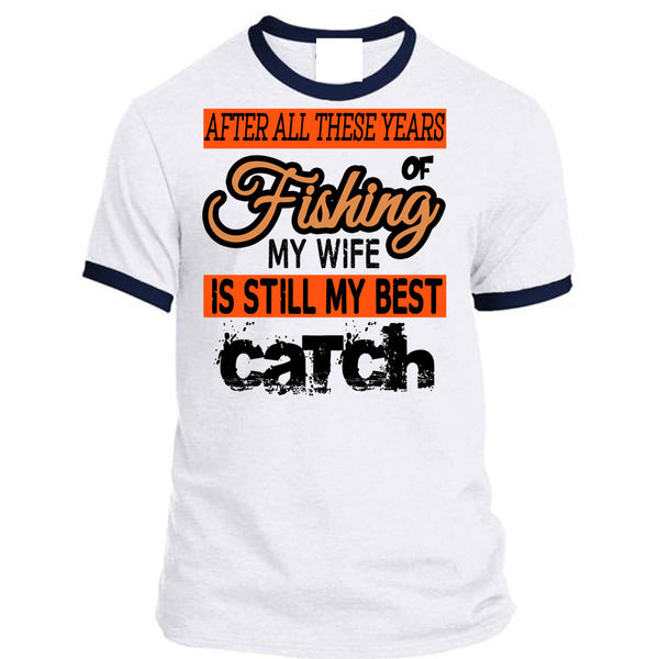 A black t-shirt with the shopify logo