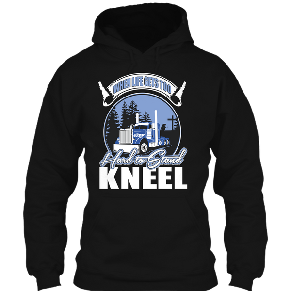 A black t-shirt with the shopify logo