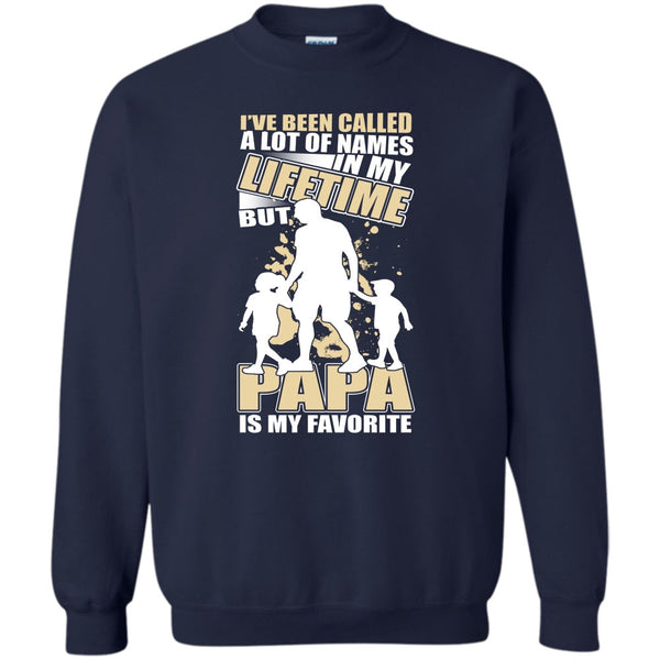 Papa Is My Favorite Name T Shirt, Coolest Papa Ever Sweatshirt