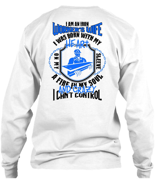 I Am An Ironworker's Wife T Shirt, I Love Ironworker T Shirt
