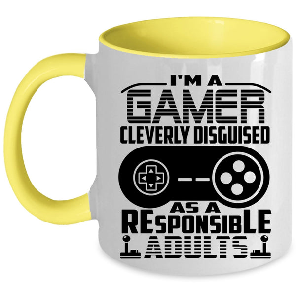 Cool Gift For Gamers Coffee Mug, I'm A Gamer Accent Mug