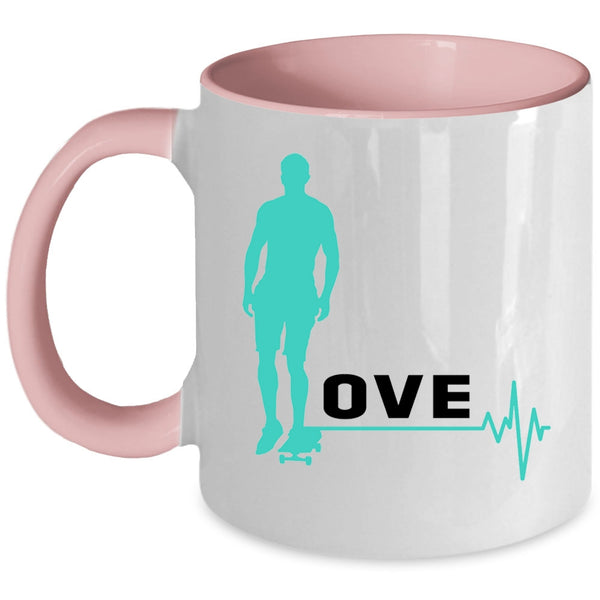 Best Gift For My Son Coffee Mug, I Love Surfing Accent Mug