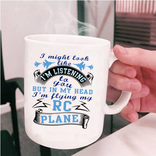 Awesome Pilots Coffee Mug, In My Head I'm Flying My RC Plane Cup