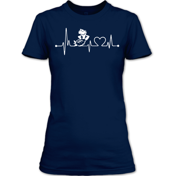 A black t-shirt with the shopify logo