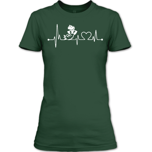 A black t-shirt with the shopify logo