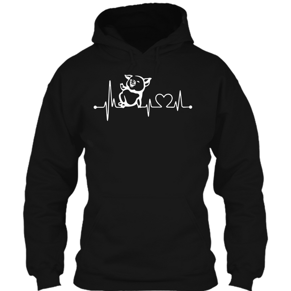 A black t-shirt with the shopify logo