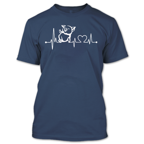 A black t-shirt with the shopify logo