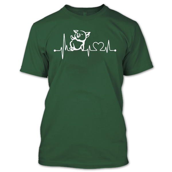 A black t-shirt with the shopify logo