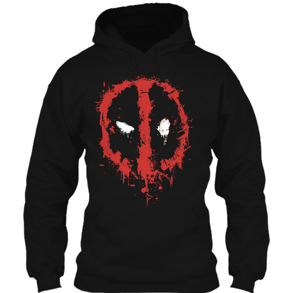 A black t-shirt with the shopify logo