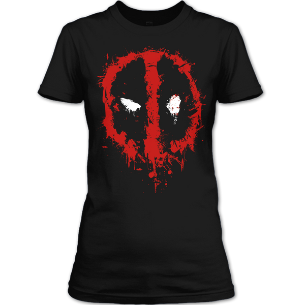 A black t-shirt with the shopify logo