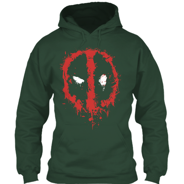 A black t-shirt with the shopify logo