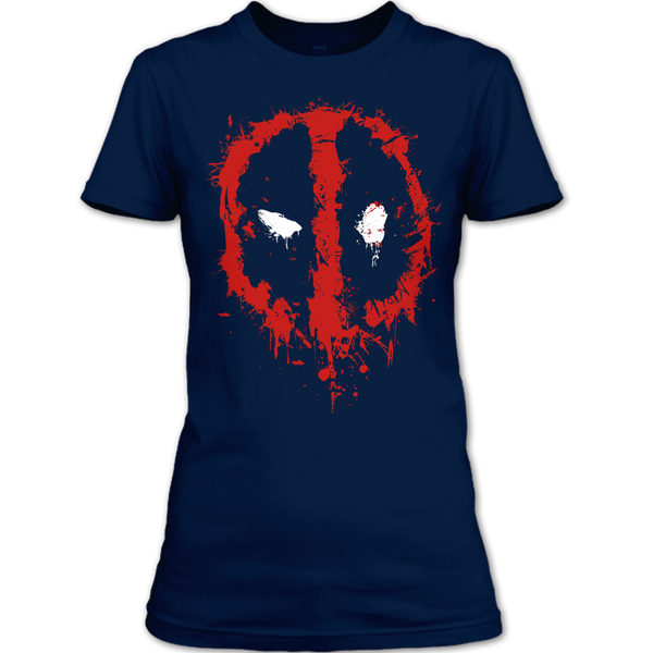 A black t-shirt with the shopify logo