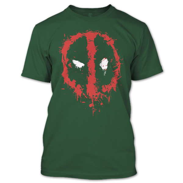 A black t-shirt with the shopify logo