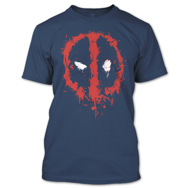 A black t-shirt with the shopify logo