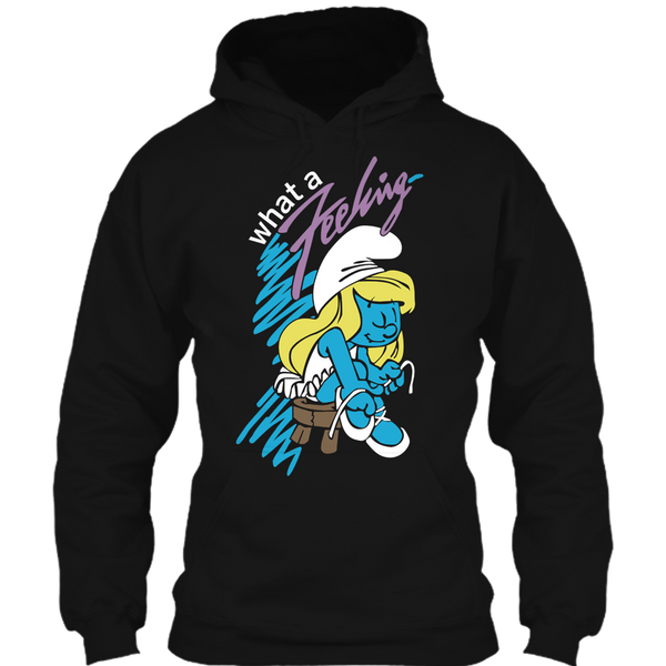 A black t-shirt with the shopify logo