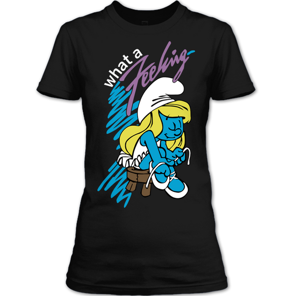 A black t-shirt with the shopify logo