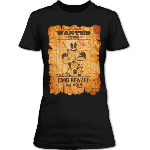 A black t-shirt with the shopify logo