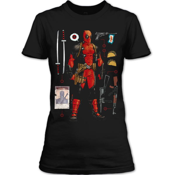 A black t-shirt with the shopify logo