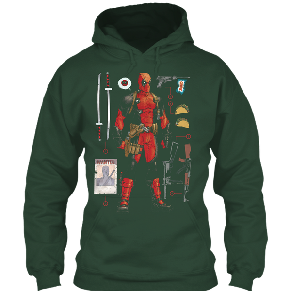 A black t-shirt with the shopify logo