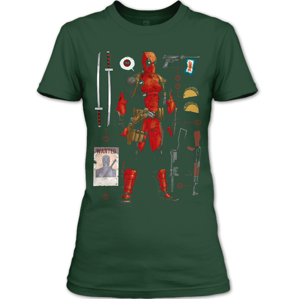 A black t-shirt with the shopify logo