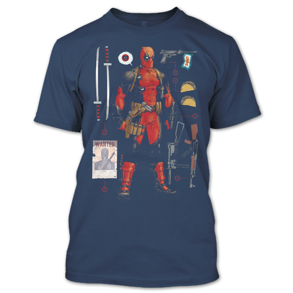 A black t-shirt with the shopify logo