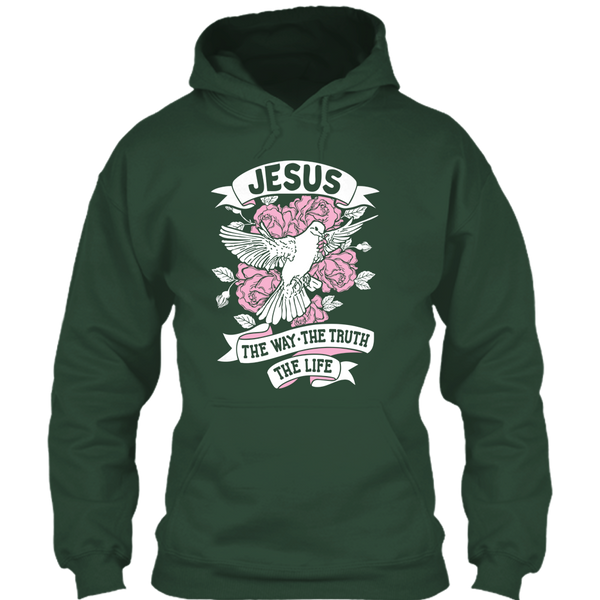 A black t-shirt with the shopify logo