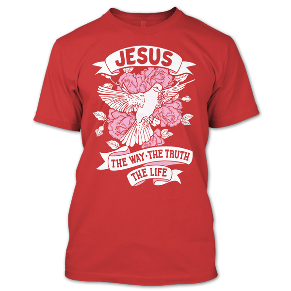 A black t-shirt with the shopify logo