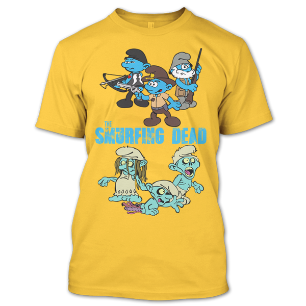 A black t-shirt with the shopify logo