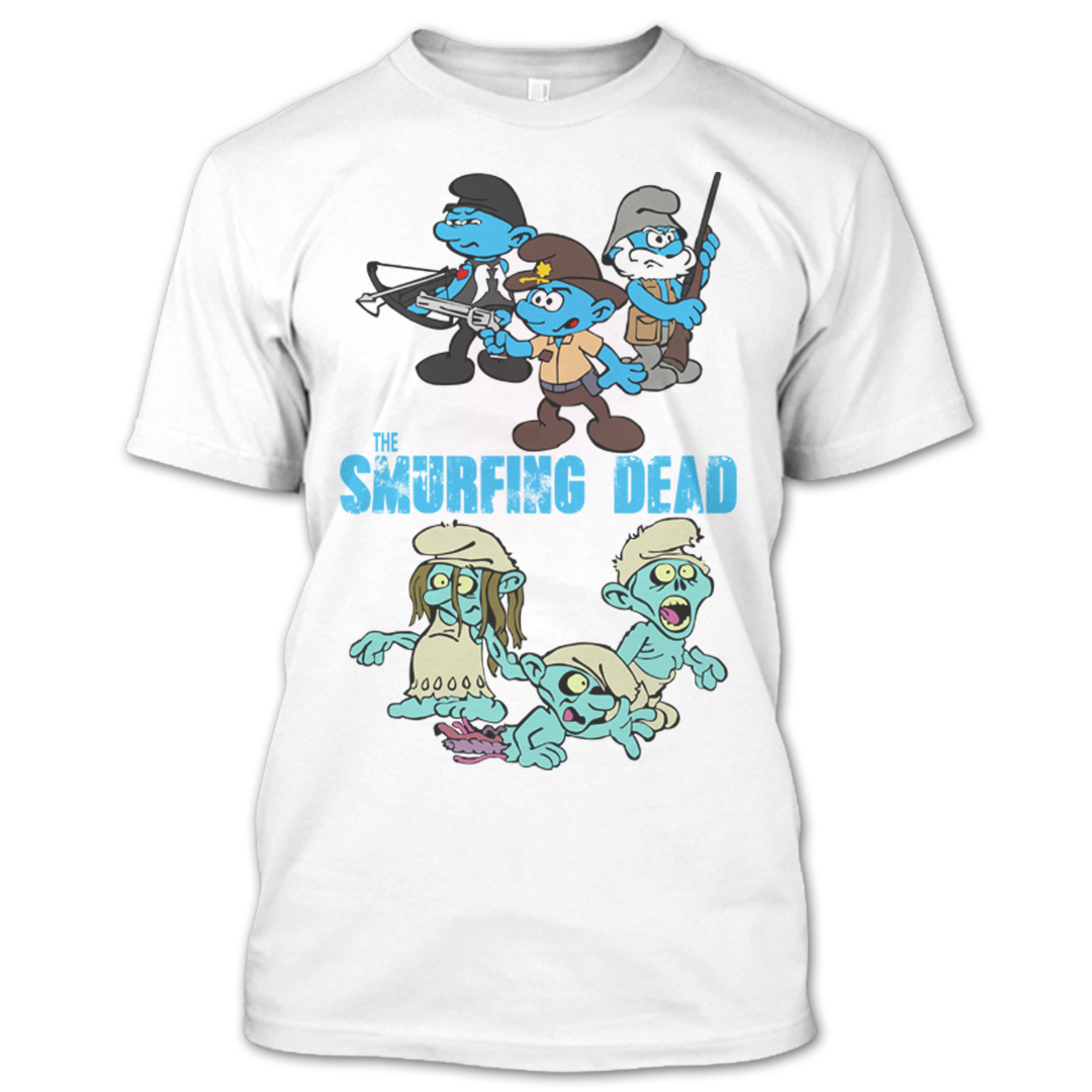 The Smurfing Dead The Smurfs TV series T Shirt – Premium Fan Store