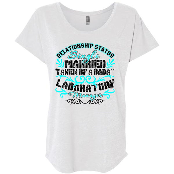 Married Taken By A Laboratory Manager T Shirt, I Love Manager T Shirt, Awesome T-Shirts