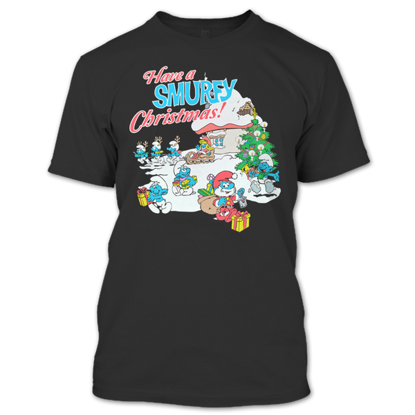 A black t-shirt with the shopify logo