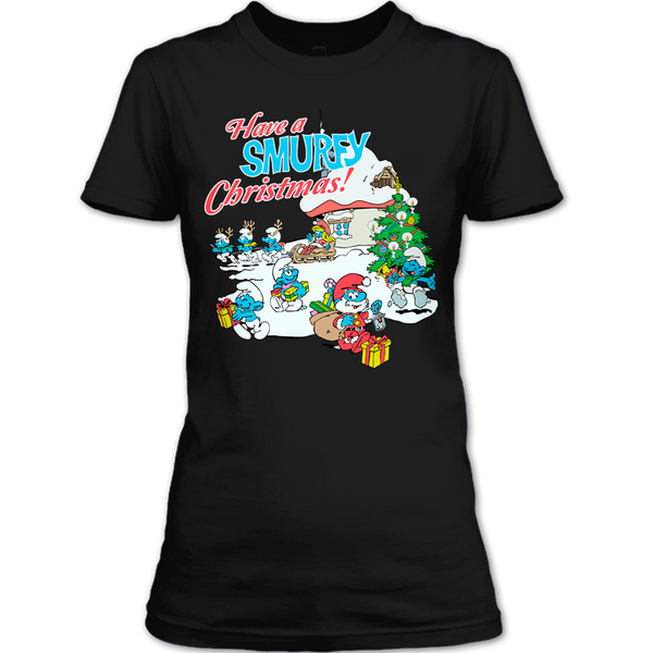 A black t-shirt with the shopify logo