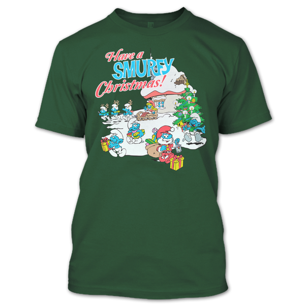 A black t-shirt with the shopify logo