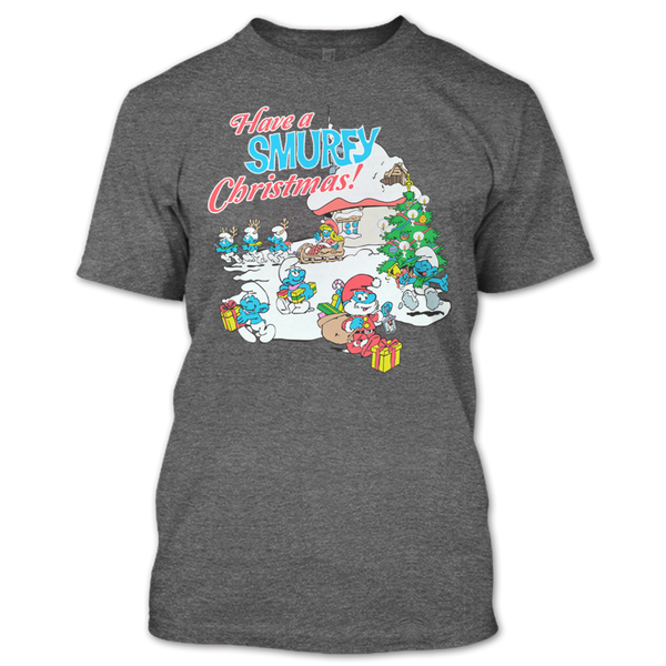 A black t-shirt with the shopify logo