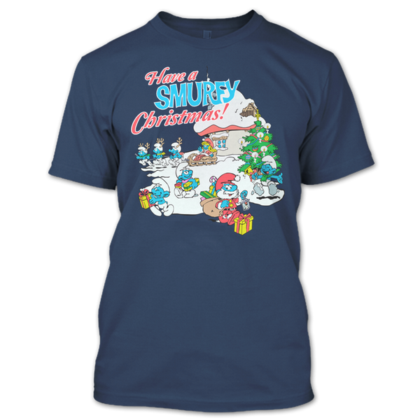 A black t-shirt with the shopify logo