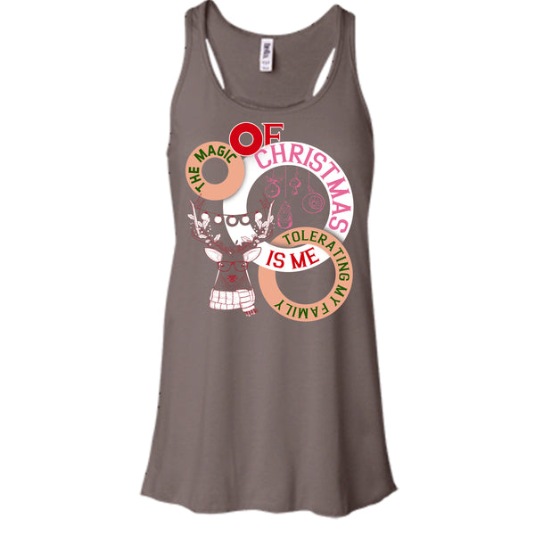 The Magic Of Christmas Is Me T Shirt, Tolerating My Family T Shirt, Cool T Shirt