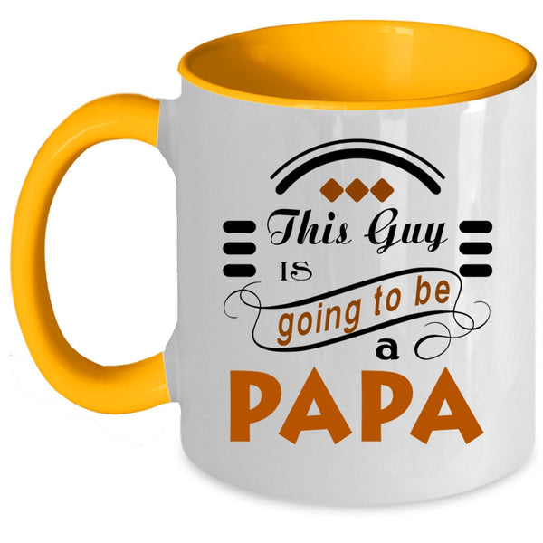Awesome Papa Coffee Mug, This Guy Is Going To Be A Papa Accent Mug