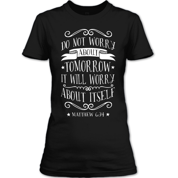 A black t-shirt with the shopify logo