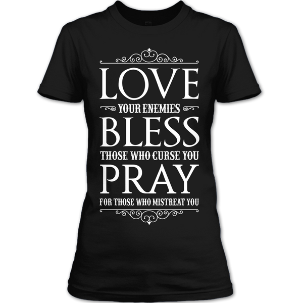 A black t-shirt with the shopify logo