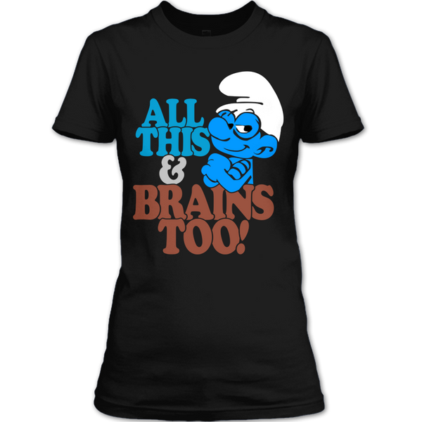 A black t-shirt with the shopify logo