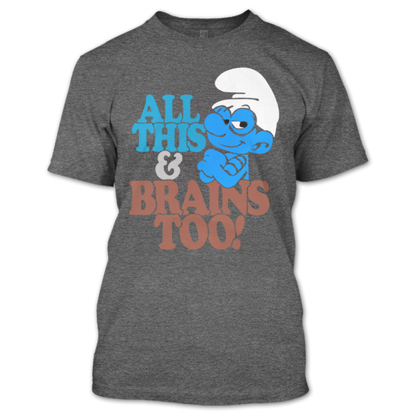 A black t-shirt with the shopify logo