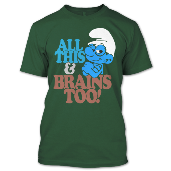 A black t-shirt with the shopify logo