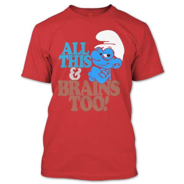 A black t-shirt with the shopify logo