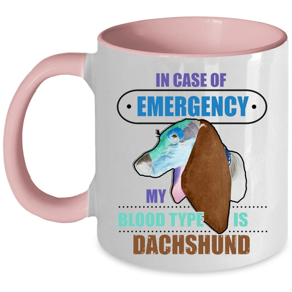 Gift For Dog Lovers Coffee Mug, My Dachshund Accent Mug