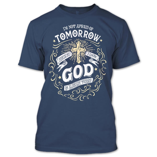 A black t-shirt with the shopify logo