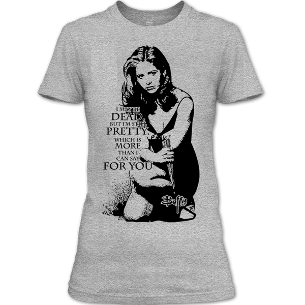 A black t-shirt with the shopify logo