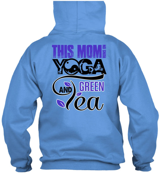 This Mom Runs On Yoga T Shirt, I Love Mom T Shirt