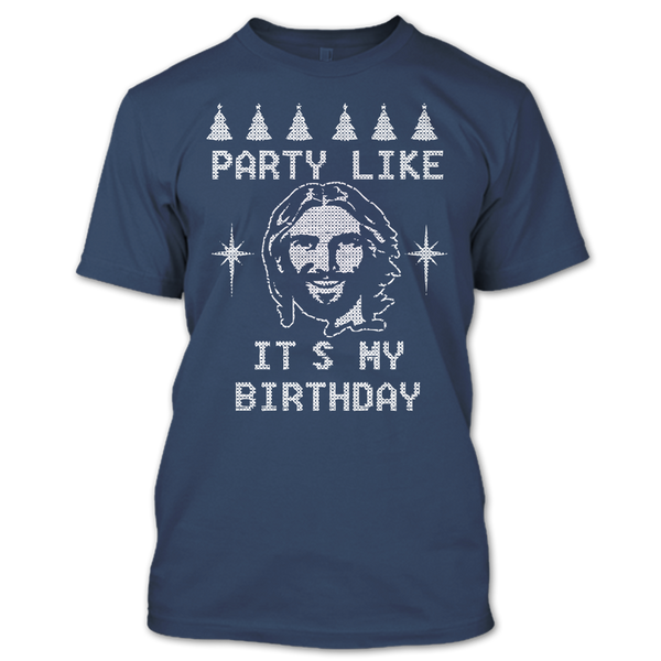 A black t-shirt with the shopify logo