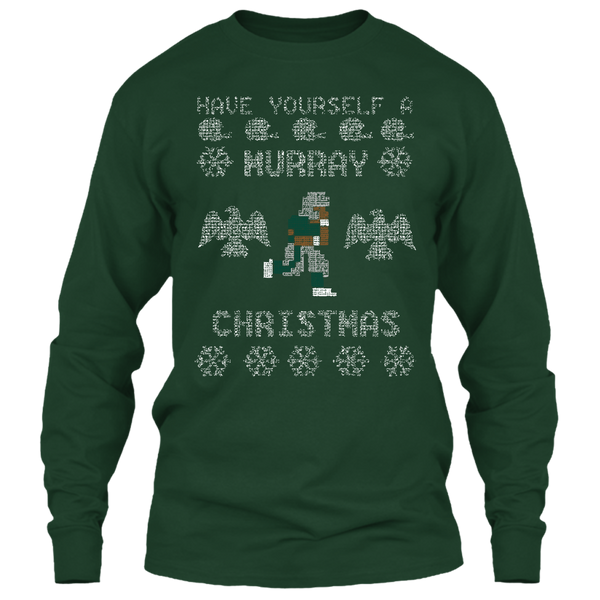 A black t-shirt with the shopify logo