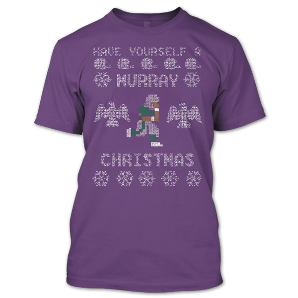 A black t-shirt with the shopify logo